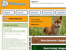 Tablet Screenshot of kongleposten.no